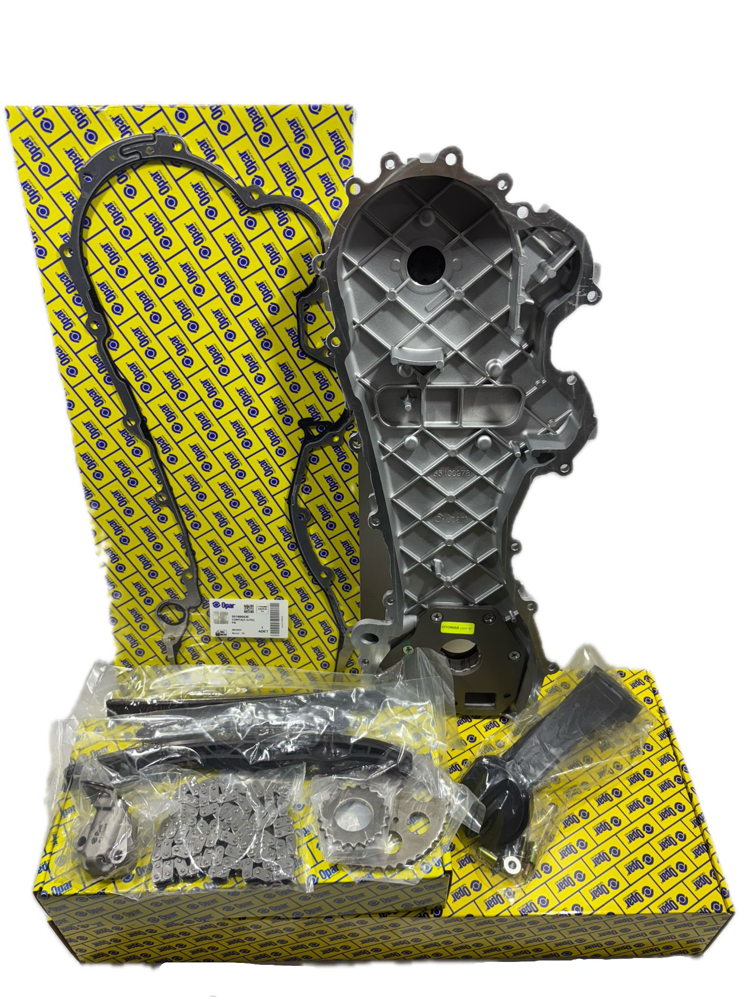 Eksantrik Kit Yağ Pompası + Kapak Contası + Triger Zincir Seti (Dizel 1.3 Multijet) | DOBLO EGEA FIORINO product-img