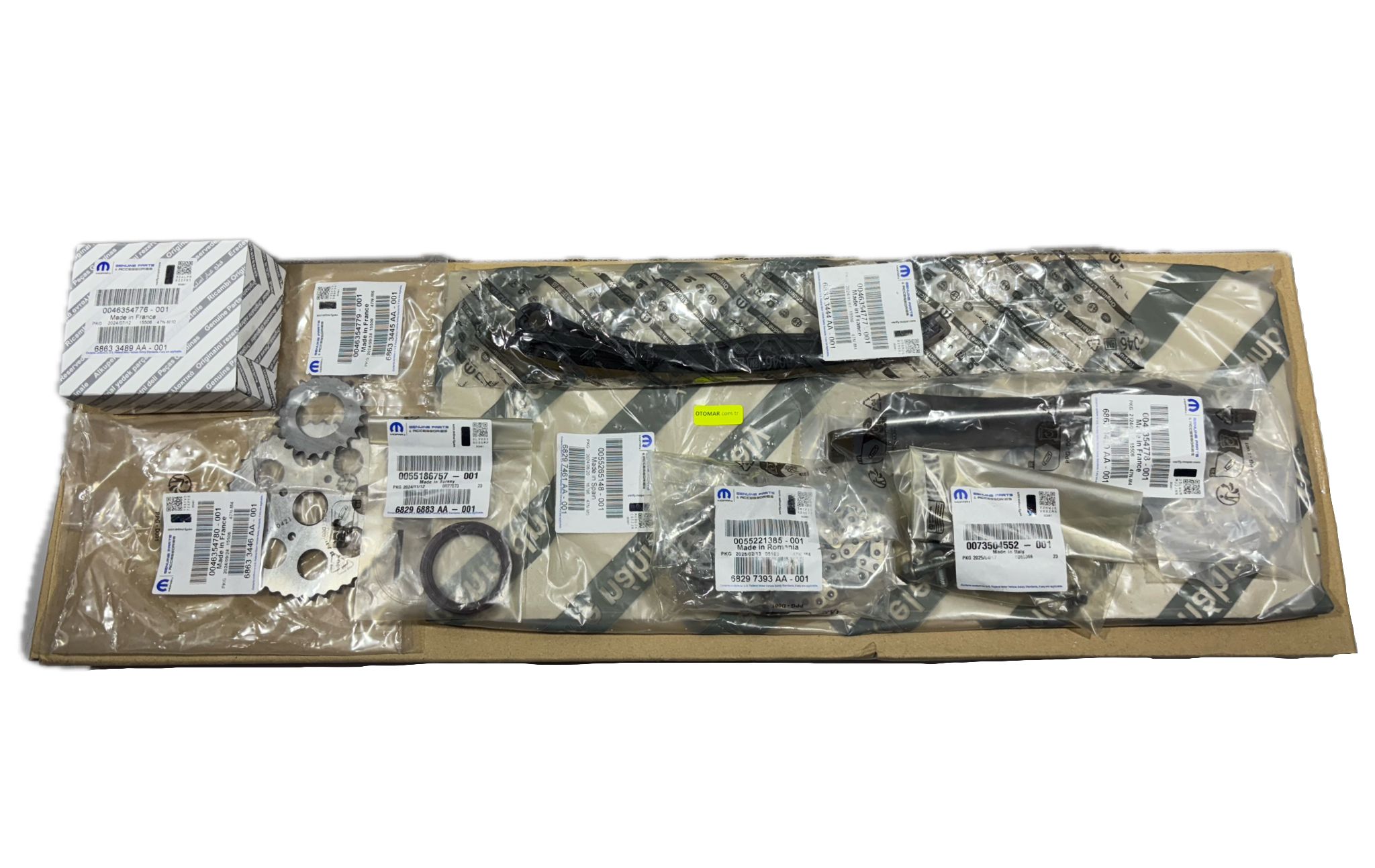 Triger Zincir Seti Full Contalı Keçeli (Dizel 1.3 Multijet) | DOBLO FIORINO EGEA LINEA PUNTO product-img