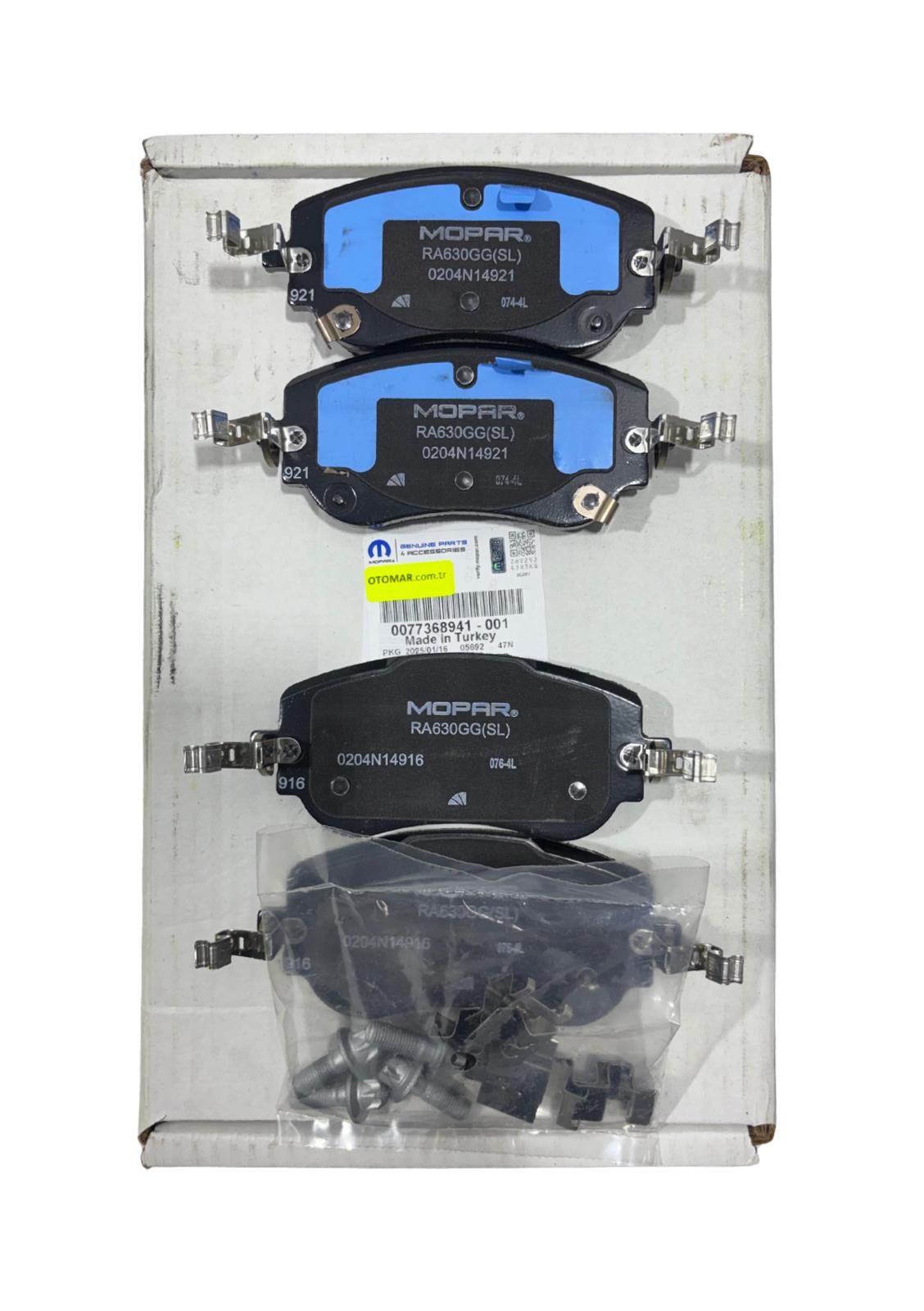 Ön Fren Balatası Takım (MOPAR logolu) | EGEA product-img