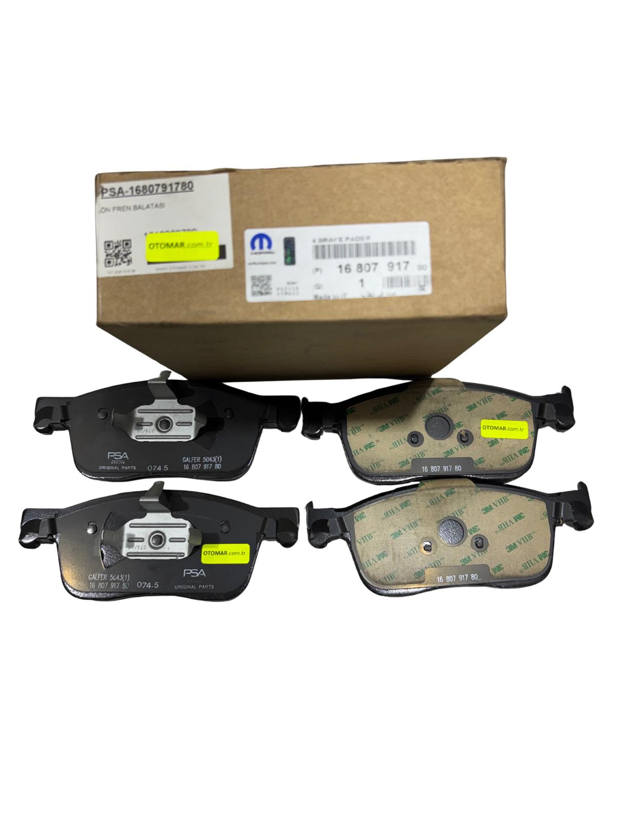 Ön Fren Balatası Takım | EXPERT TRAVELLER JUMPY SPACETOURER SCUDO ULYSEE VIVARO PROACE CARGO product-img