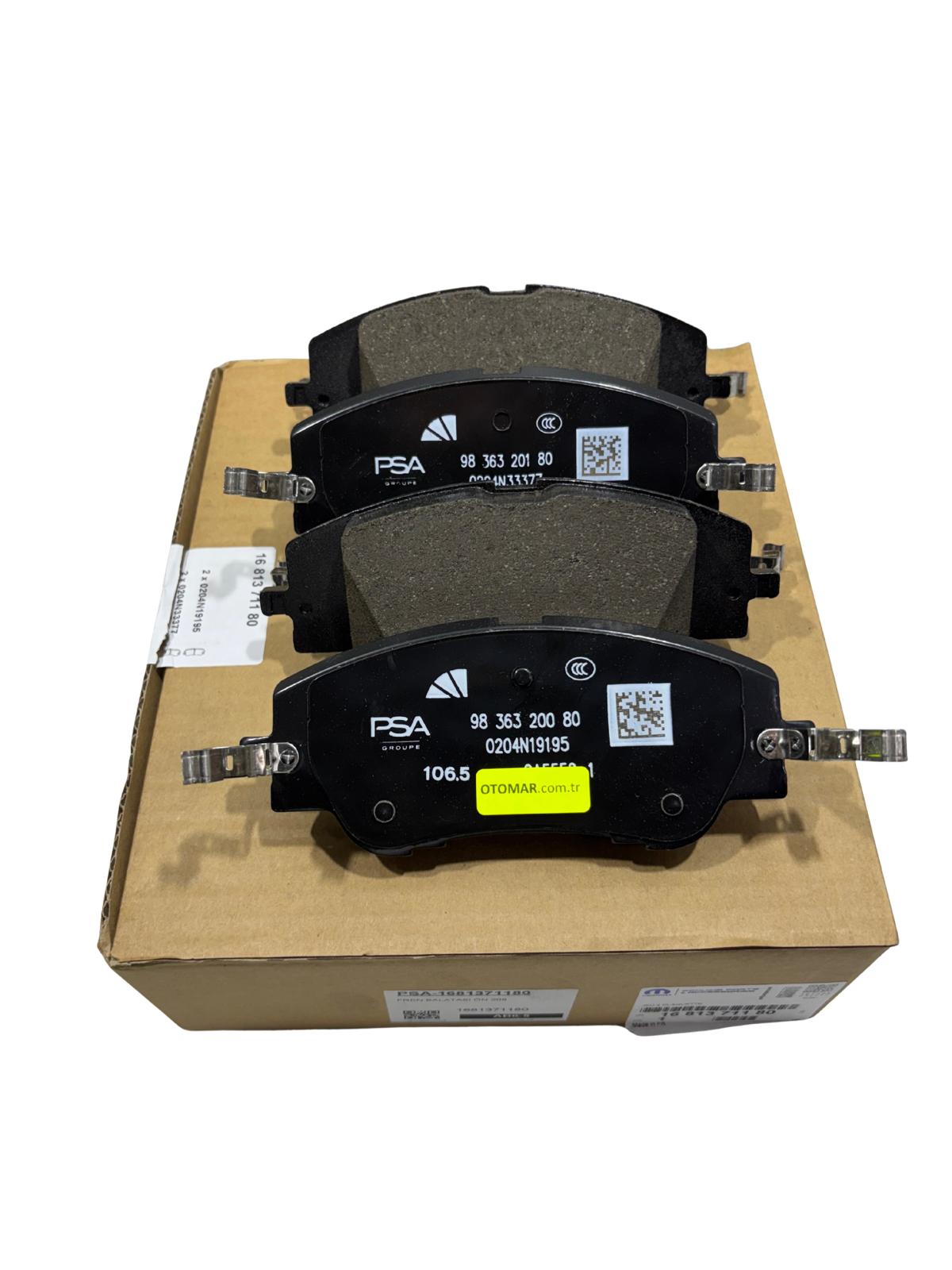 Ön Fren Balatası Takım | 208 2008 C4 X DS3 product-img