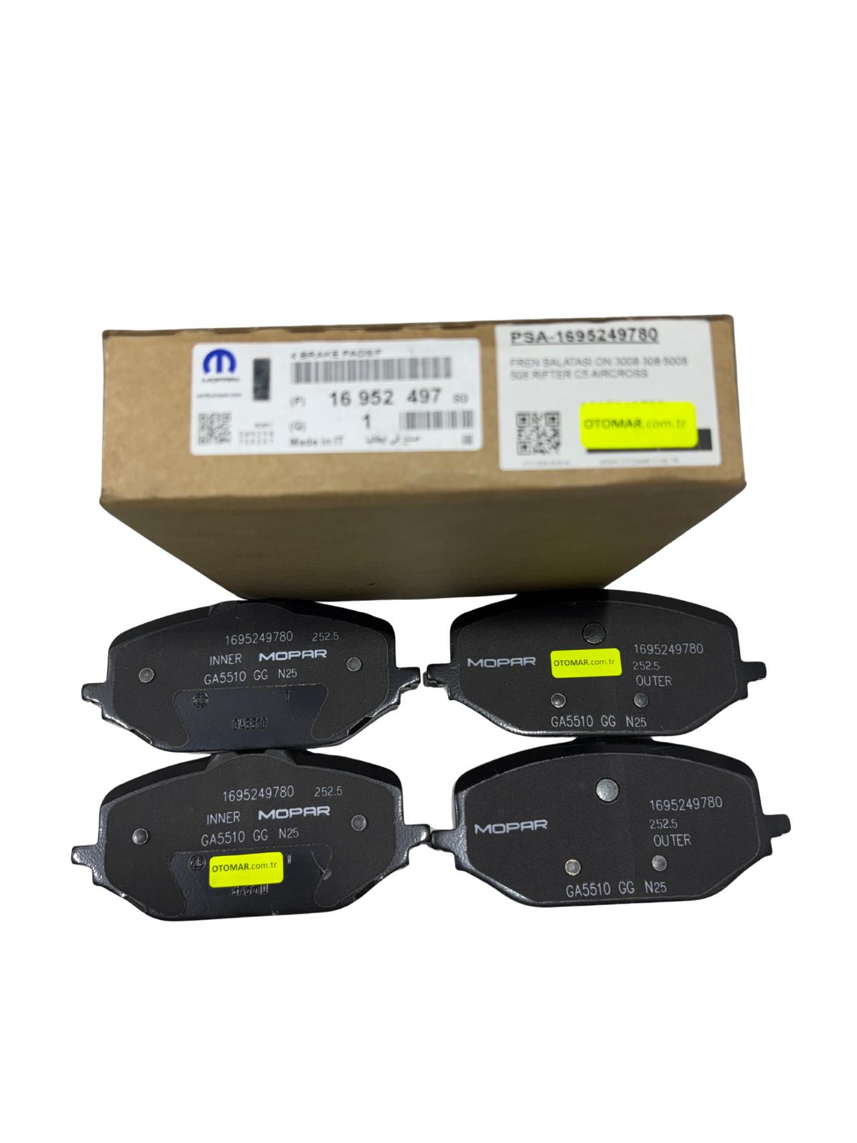 Ön Fren Balatası Takım | 308 3008 508 5008 BERLINGO COMBO DOBLO PARTNER RIFTER product-img