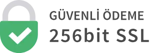 256 bit SSL ile güvenli alışveriş